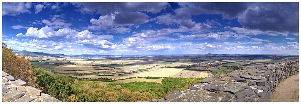 Panoráma směr Litoměřice